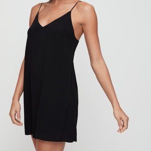 Aritzia Wilfred Mini Black Dress | Size XS